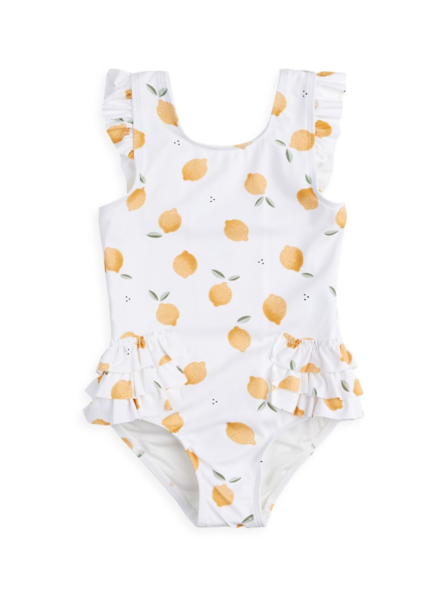 Little Girl's Lemon Print One-Piece Swimsuit | Saks Fifth Avenue