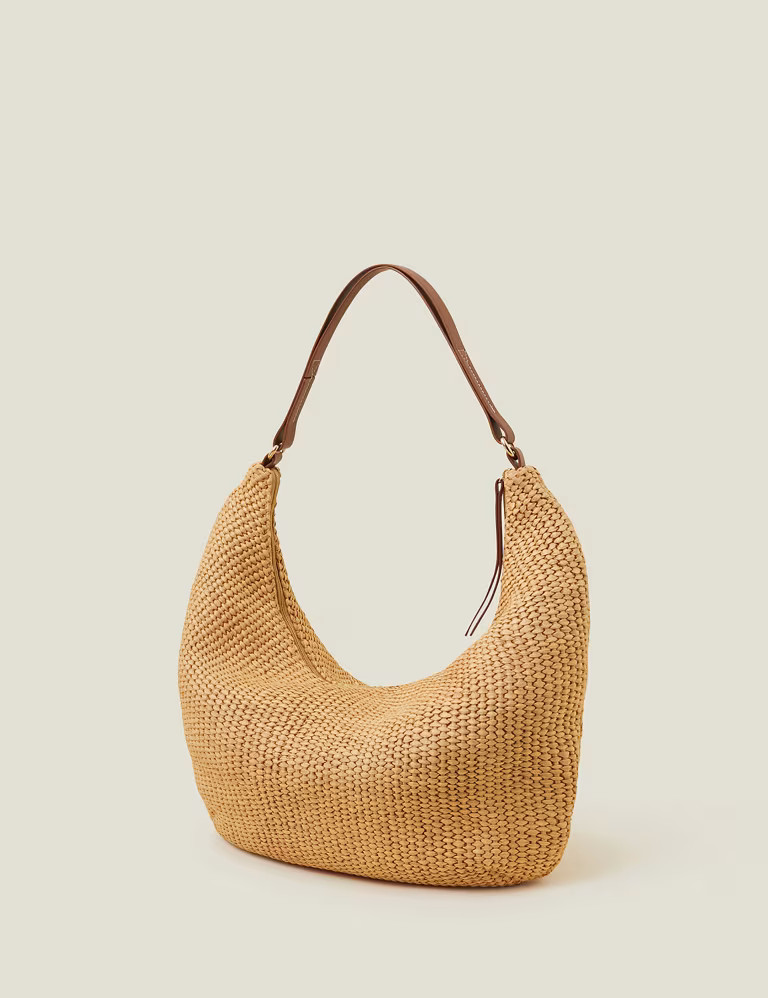 Raffia Woven Shoulder Bag | Marks & Spencer (UK)