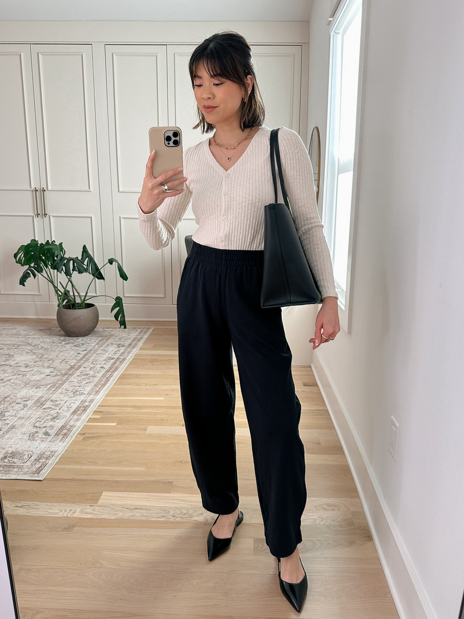 Love this sweater from Everlane!

Vacation outfits, Nashville outfit, season transition outfit, winter outfit inspo, spring outfit, spring outfit inspo, work pants, spring coat, blazer, work blazer, kitten heels, spring bag, everyday bag, sweater 

#LTKWorkwear #LTKSeasonal #LTKStyleTip