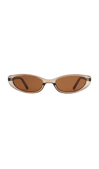 Otra Lulu Sunglasses in Olive. | Revolve Clothing (Global)