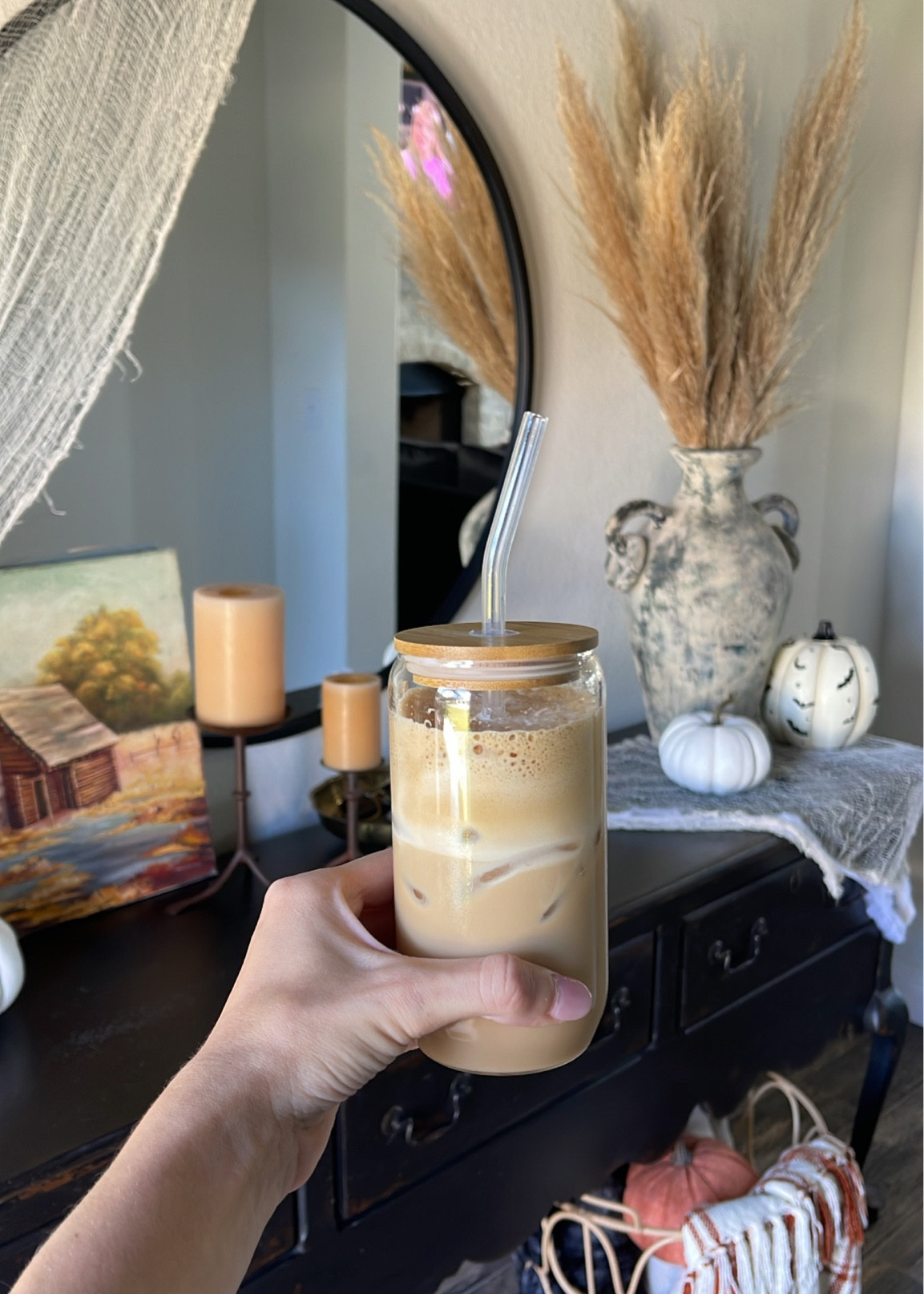 My absolute favorite cups for smoothies and iced coffees! They come with lids and glass straws too! 

#LTKSeasonal #LTKGiftGuide