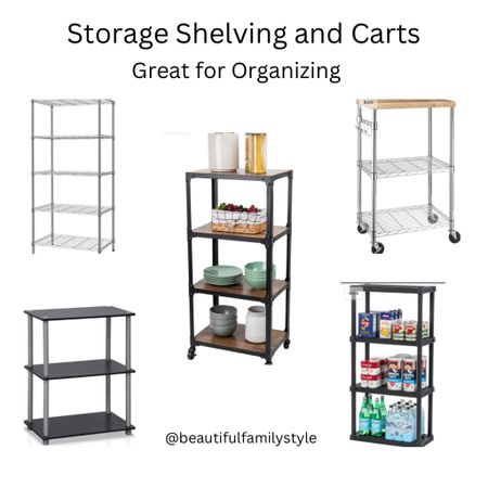 Storage Shelves, Storage Carts

#LTKhome