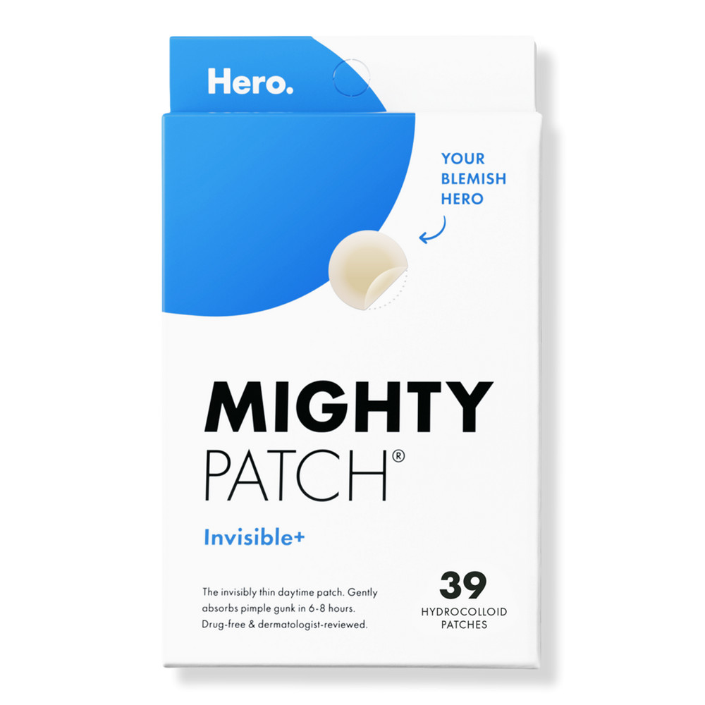 Hero Cosmetics Mighty Patch Invisible+ Daytime Hydrocolloid Acne Pimple Patches - 39 ct | Ulta