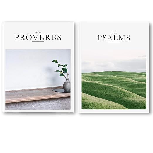 Book of Proverbs & Book of Psalms Set - Alabaster Bible | Amazon (US)
