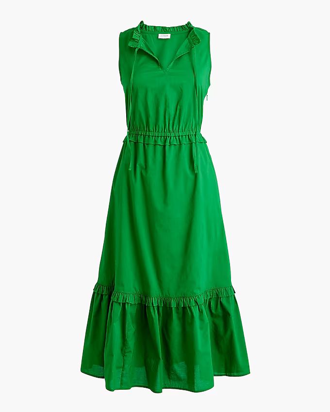 Tie-front midi dress | J.Crew Factory