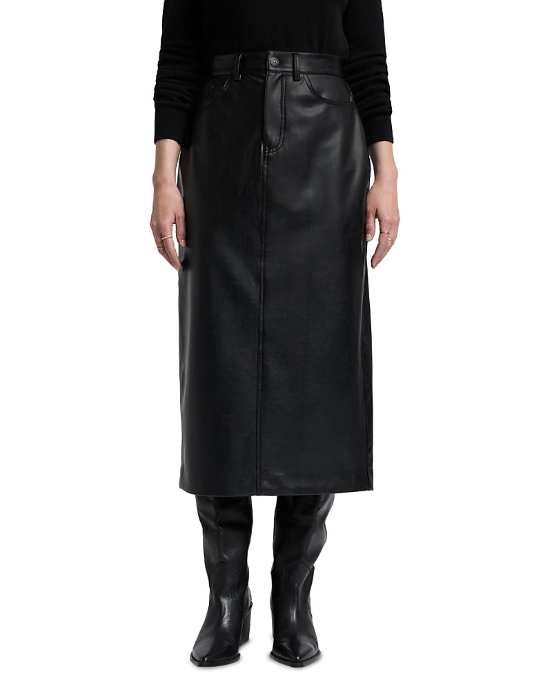 7 For All Mankind Faux Leather Skirt | Bloomingdale's (US)