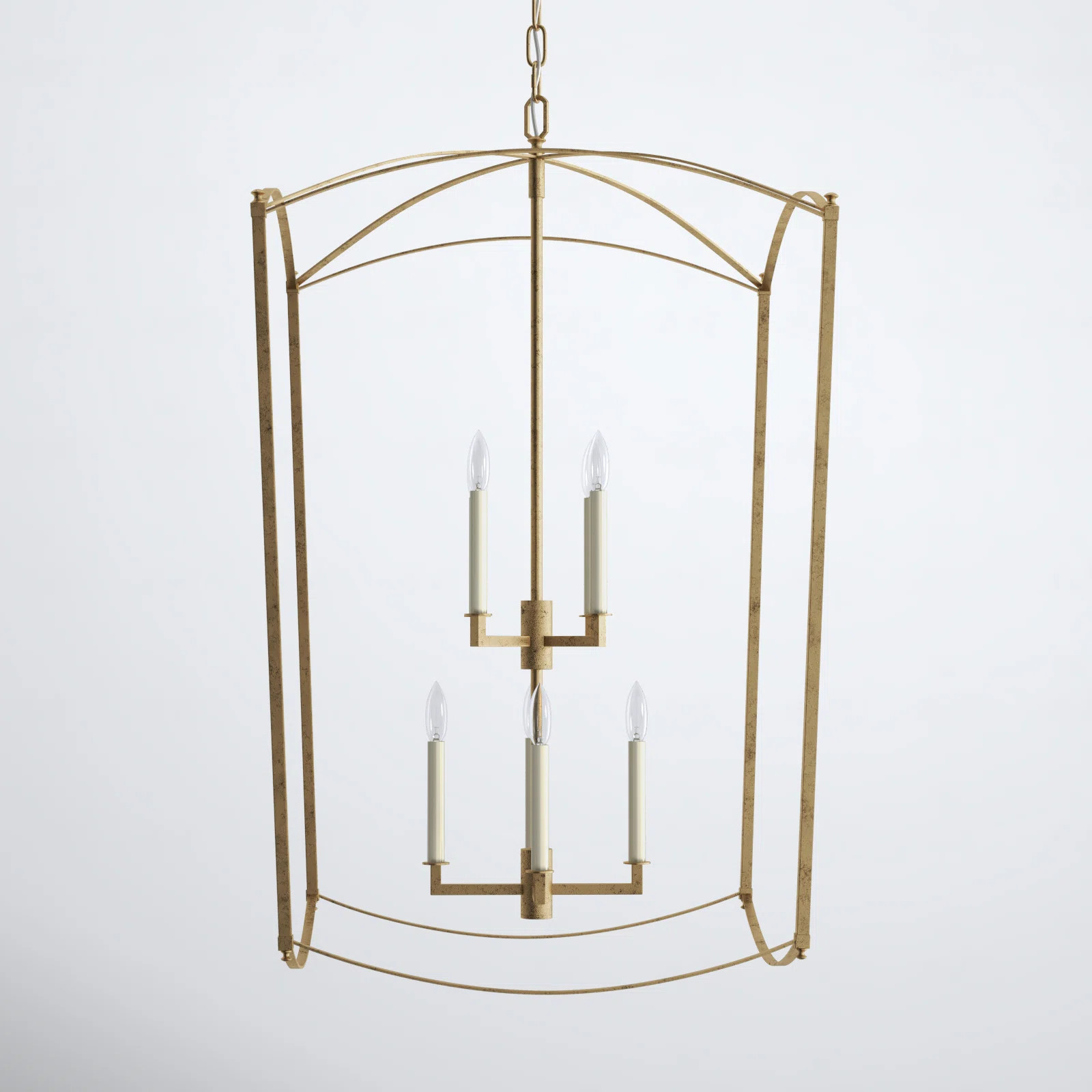Birch Lane™ Olive 3-Light Metal Dimmable Lantern Chandelier & Reviews | Wayfair | Wayfair North America