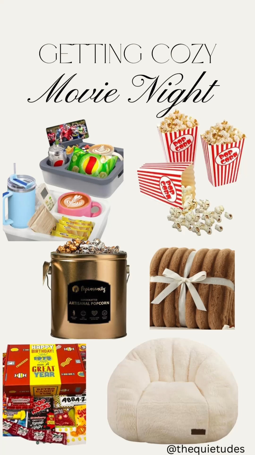 Cozy night in! Nostalgic candies, popcorn, and cozy blankets. A perfect way to spend time with family and friends ♥️

#LTKHoliday #LTKGiftGuide #LTKSeasonal