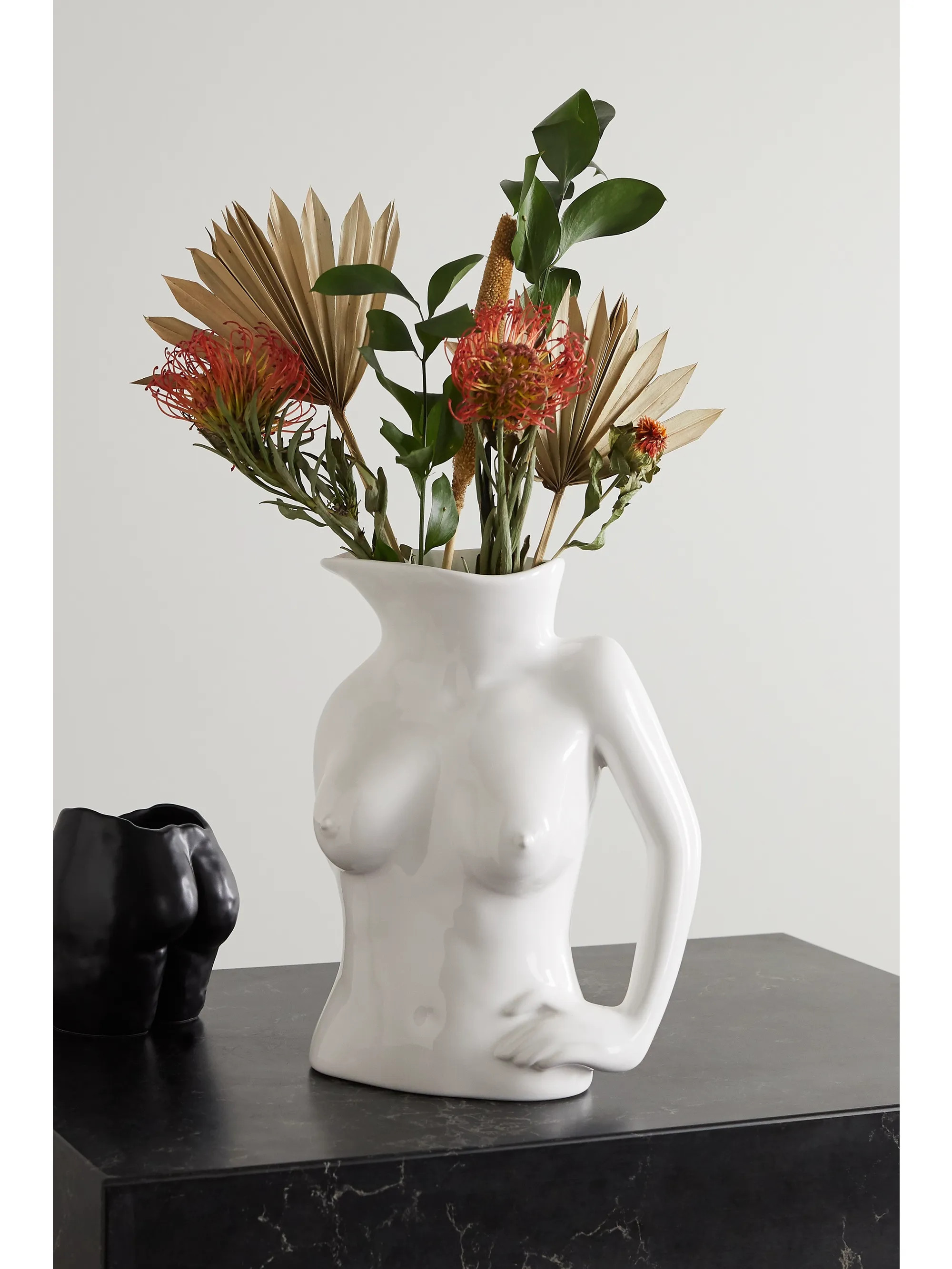 White Jugs Jug ceramic vase | Anissa Kermiche | NET-A-PORTER | NET-A-PORTER (US)
