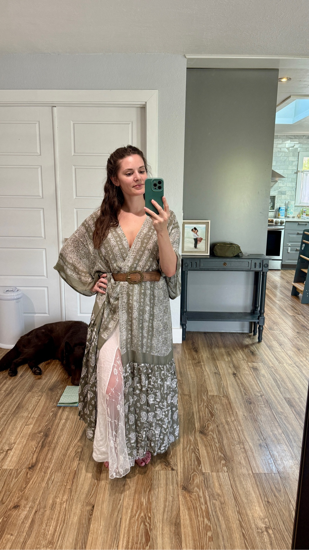 5’3
34G
Kimono is one size
I am wearing a size medium slip
In three bird nest lace dress I am large 

Code MOHRTWOLOVE will give you 20% off😊

#LTKStyleTip #LTKSeasonal #LTKSaleAlert