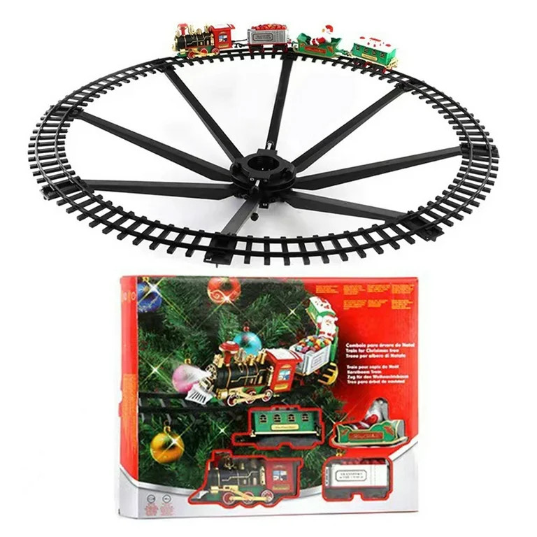 Rail Toys Train Xmas Tree Decoration Holiday Train Toy 35.64 Inch Diameter Train Set With Sound A... | Walmart (US)