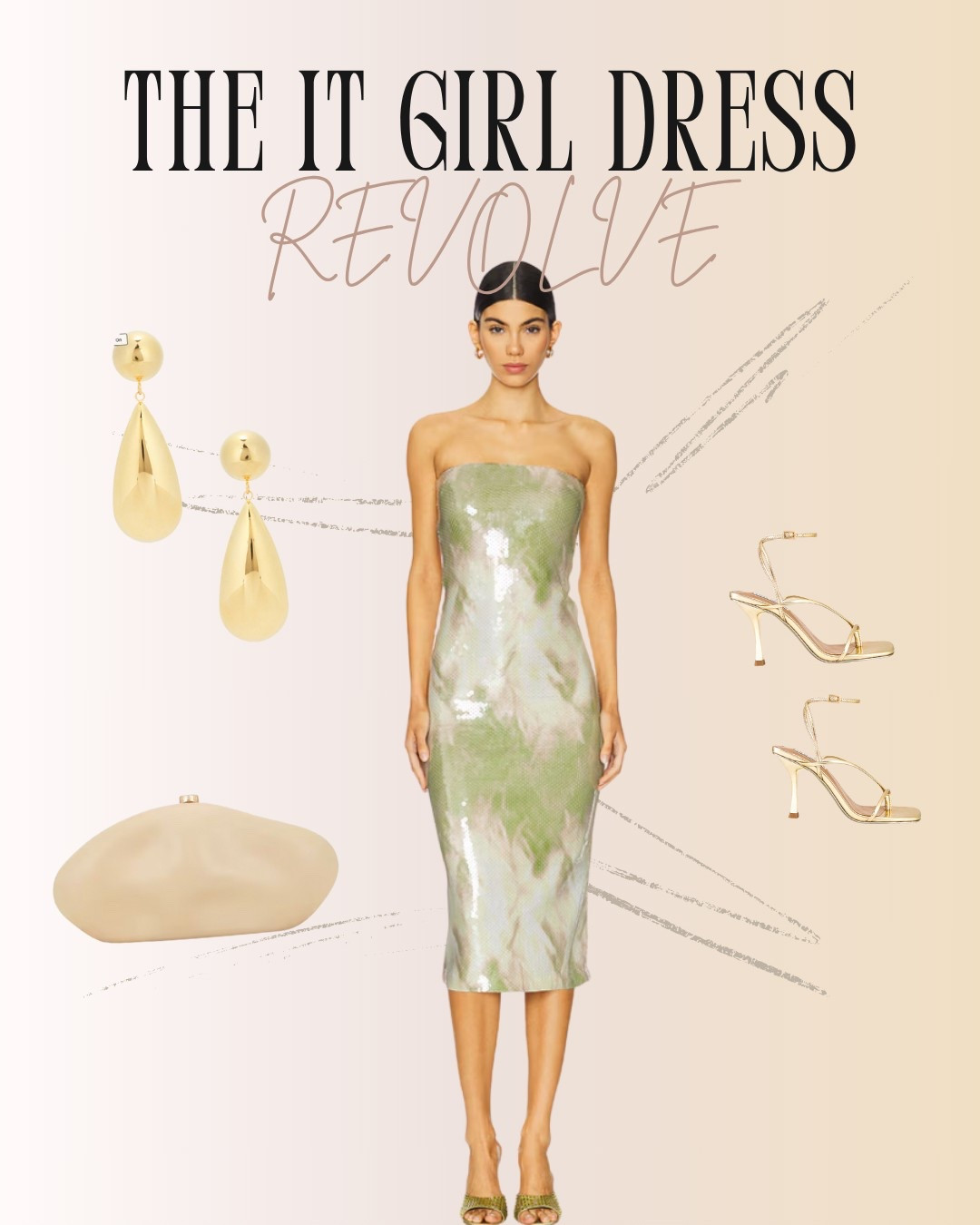 This strapless sequin midi dress from Revolve is the ultimate it girl moment—perfect for summer weddings, parties, or rooftop nights. Styled with gold heels, statement drop earrings, and a chic neutral clutch, it’s a show-stopping look with elevated elegance. Shop this head-turning outfit now on LTK. #RevolveStyle #LTKItGirl #LTKEvening #RevolveDresses #LTKWeddingGuest

#LTKSeasonal #LTKSummerEdit #LTKTravel