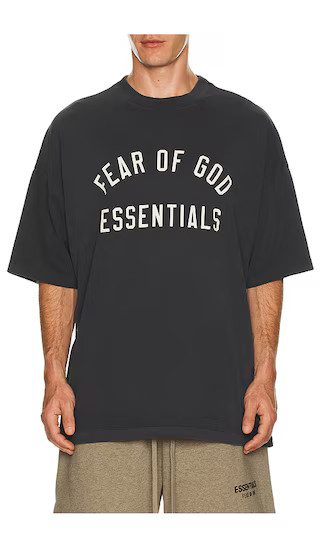 Jersey Crewneck Tee in Black | Revolve Clothing (Global)