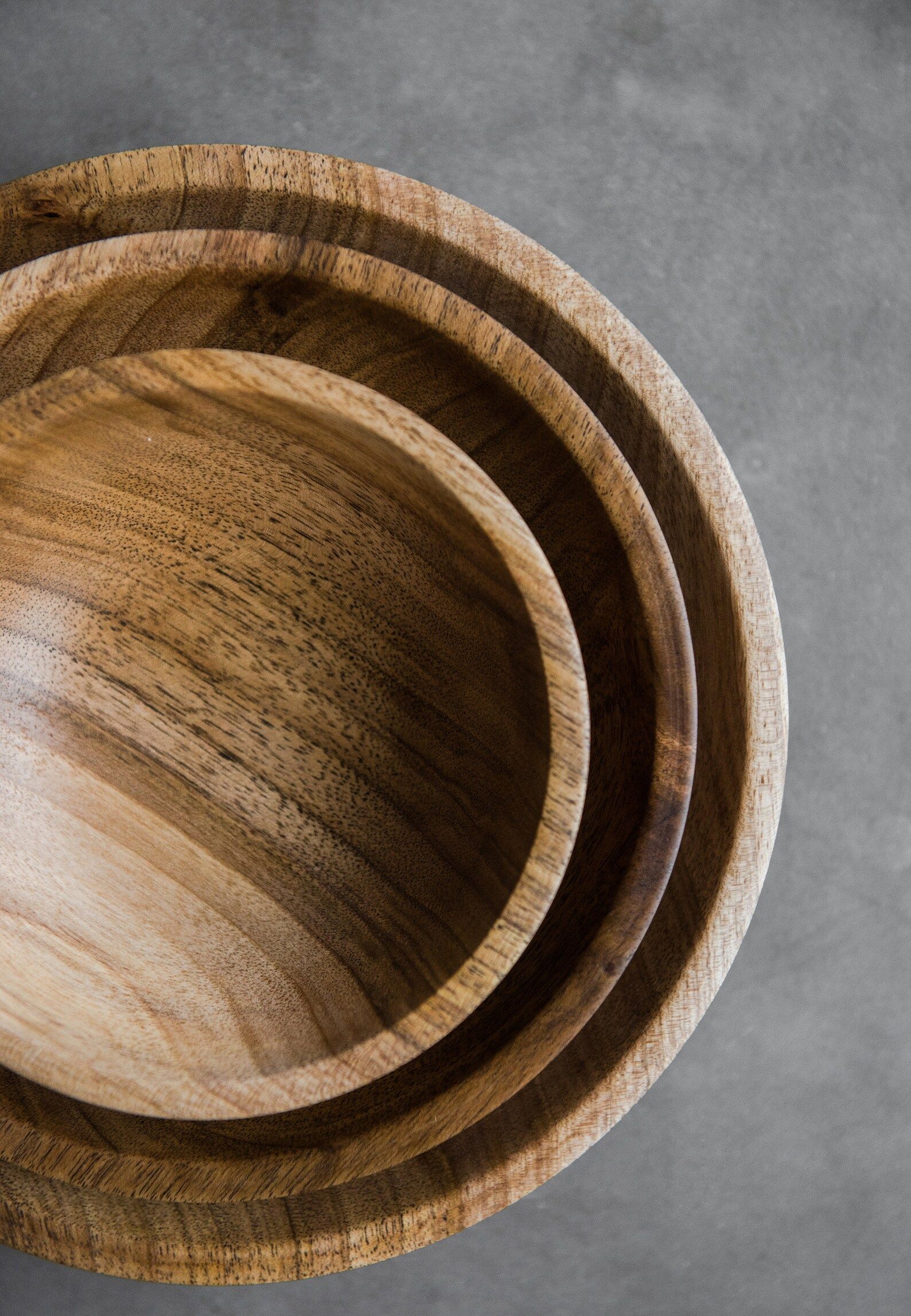 Large Wood Bowl Wooden Nesting Bowl Set Wedding Wood Gift Wood Dough Bowl Wood Salad Bowl Set Ser... | Etsy (US)