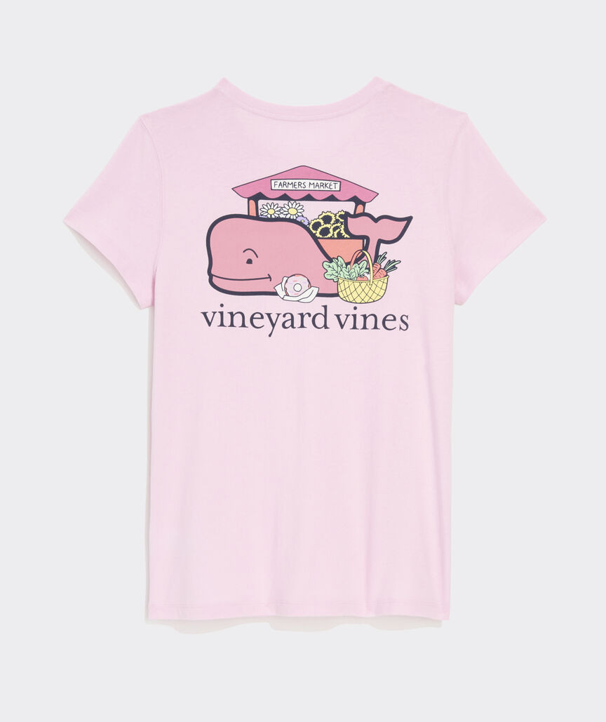 Women's Farmers Market Whale Short-Sleeve Pocket Tee | vineyard vines