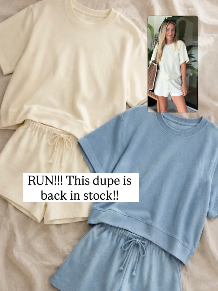Designer dupe lounge set

#LTKU #LTKSeasonal #LTKmomlife