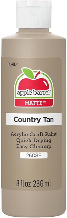 Apple Barrel Acrylic Paint in Assorted Colors (8 oz), K2608 Country Tan- Pack of 1 | Amazon (US)