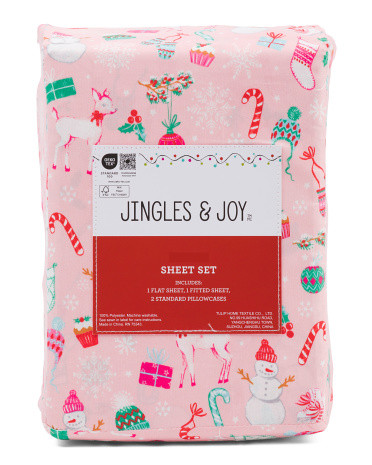 Ditsy Christmas Sheet Set | Bed & Bath | Marshalls | Marshalls