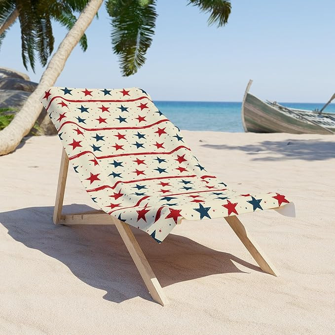 Americana Beach Towel with Stars & Stripes Design (30" × 60") | Amazon (US)