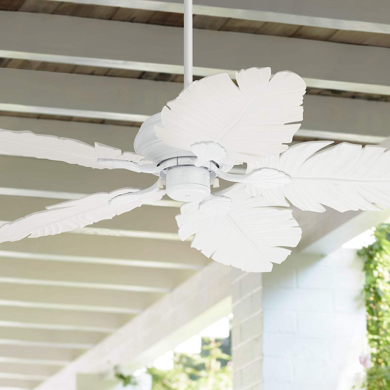 52" Casa Vieja® Tropical Outdoor Palm Leaf Ceiling Fan | Lamps Plus