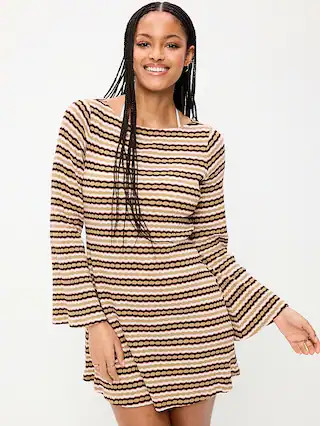 Pointelle Rib-Knit Cover-Up | Old Navy (US)
