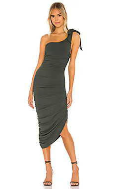 MAJORELLE Montreal Dress in Moss Green from Revolve.com | Revolve Clothing (Global)