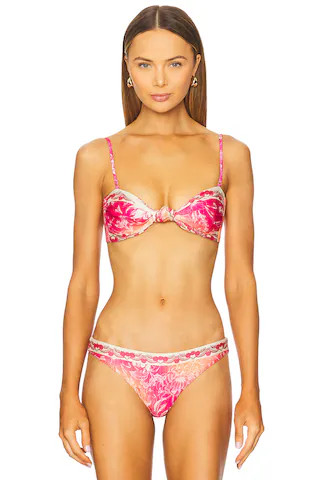 x REVOLVE Lucille Bikini Top in Nath Floral | Revolve Clothing (Global)