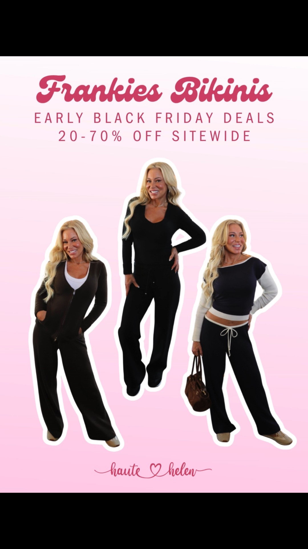 20-70%OFF at Frankies Bikinis Early Black Friday Sale!

Sale includes these pieces that I absolutely love! 😍💖

#sale #deals #blacfriday

#LTKGiftGuide #LTKCyberWeek #LTKSaleAlert