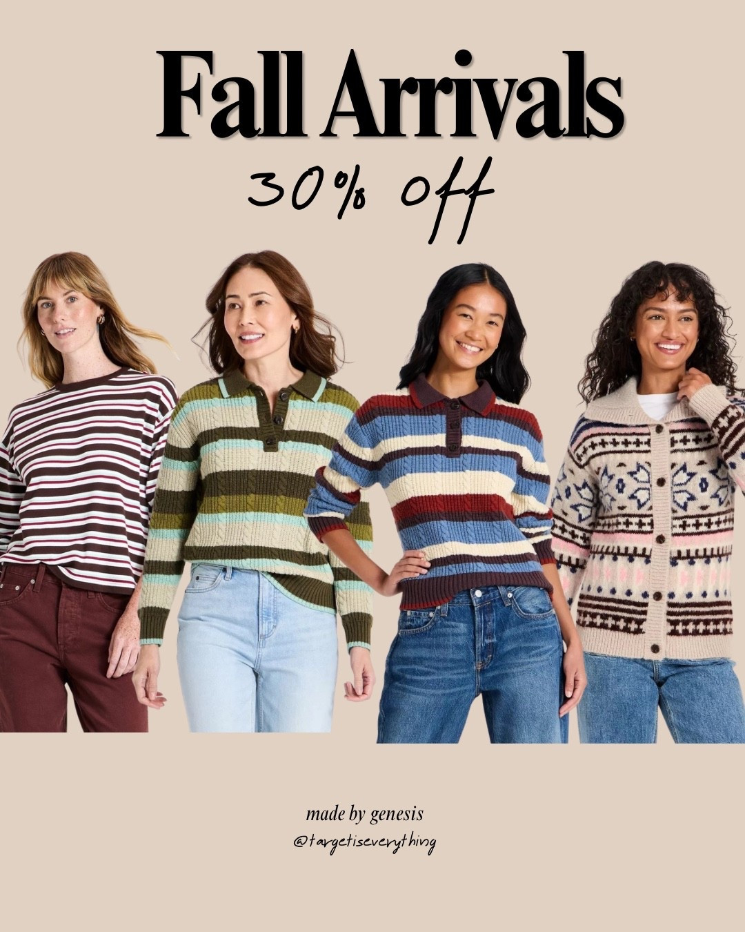 Save 30% off fall arrivals! 

Target style, target finds, target

#LTKgrwm #LTKootd #LTKSaleAlert