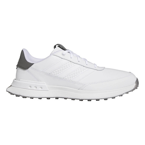 Men's adidas S2G Leather Spikeless Golf Shoes sneakers-athletic-shoes 13 Regular White/Charcoal | Scheels