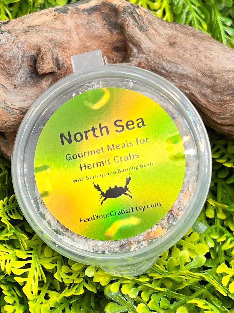 Complete Balanced Meal for hermit crabs,  North Sea with Minnows and Burning bush. | Etsy (Global)