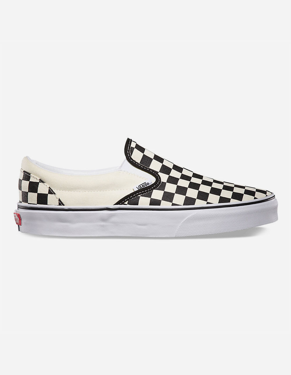 VANS Checkerboard Slip-On Black & Off White Shoes | Tillys