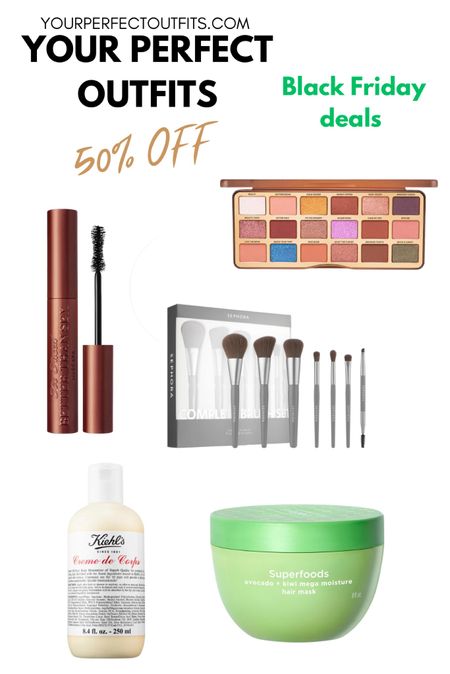 Black Friday deals are live on Sephora with 50% discount 
Beauty gifts ideas 
Gift guide for her 

#LTKCyberWeek #LTKHoliday #LTKGiftGuide