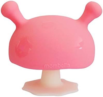 Mombella Mimi - Hongo supersuave de silicona para bebé, mordedor de juguete relajante, chupón y... | Amazon (US)