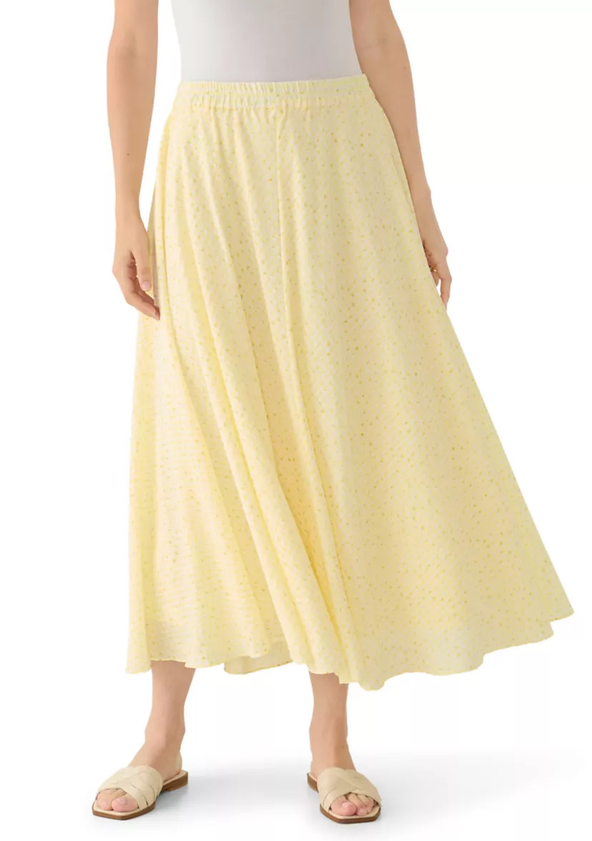 Women's Gingham A-Line Midi Skirt | Belk