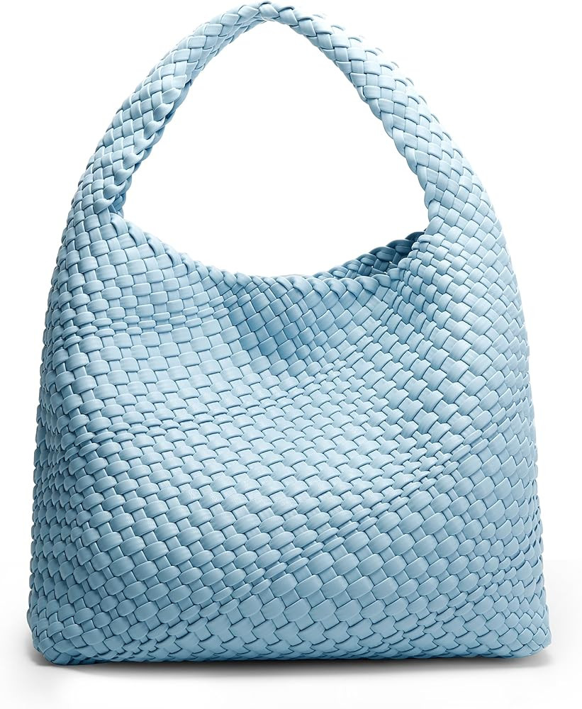 Queenoris Fashion Hobo Bags for Women Top-handle Shoulder Bag Vegan Leather Purses Soft Summer To... | Amazon (US)