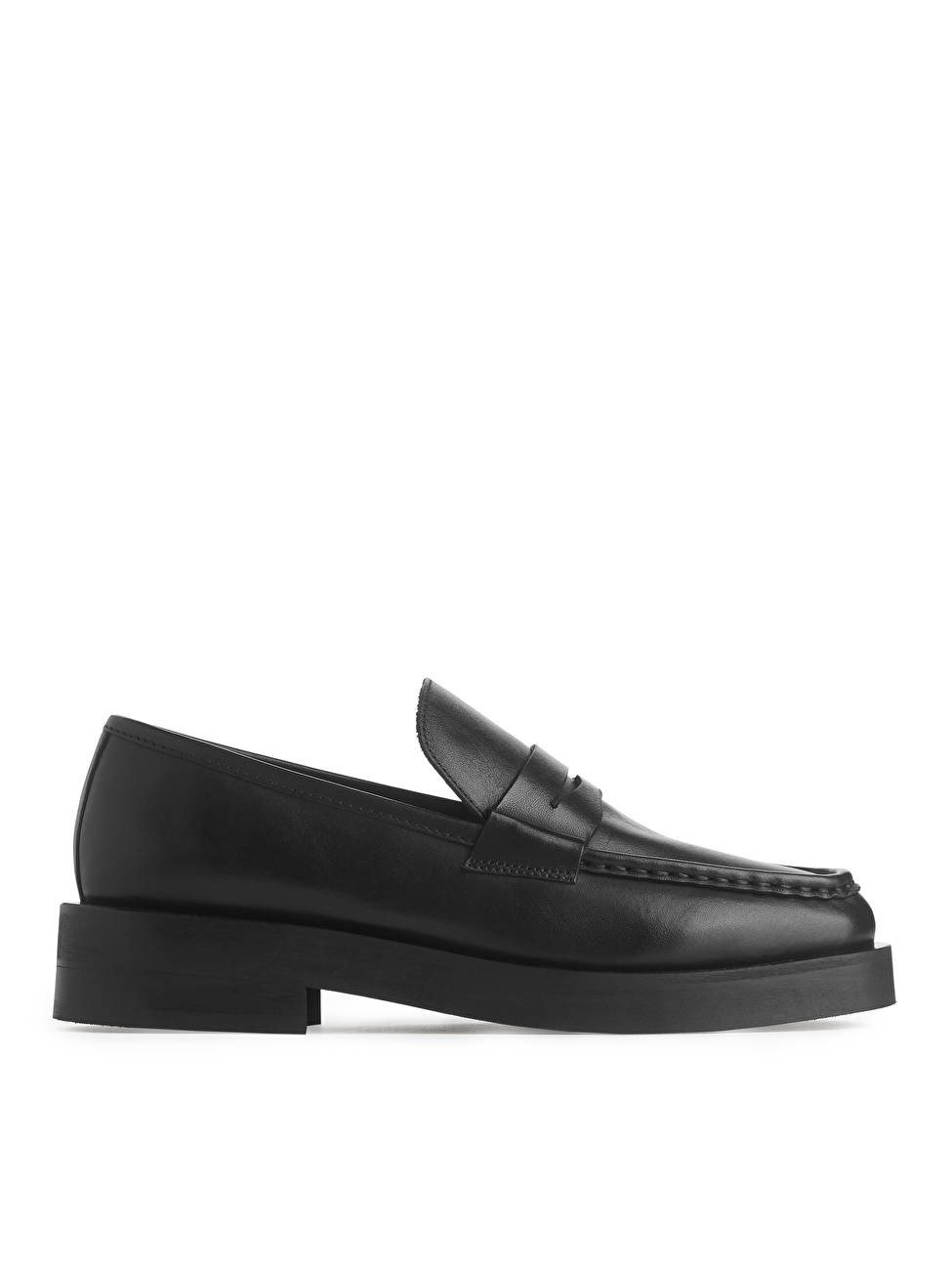 Leather Penny Loafers | ARKET (EU)