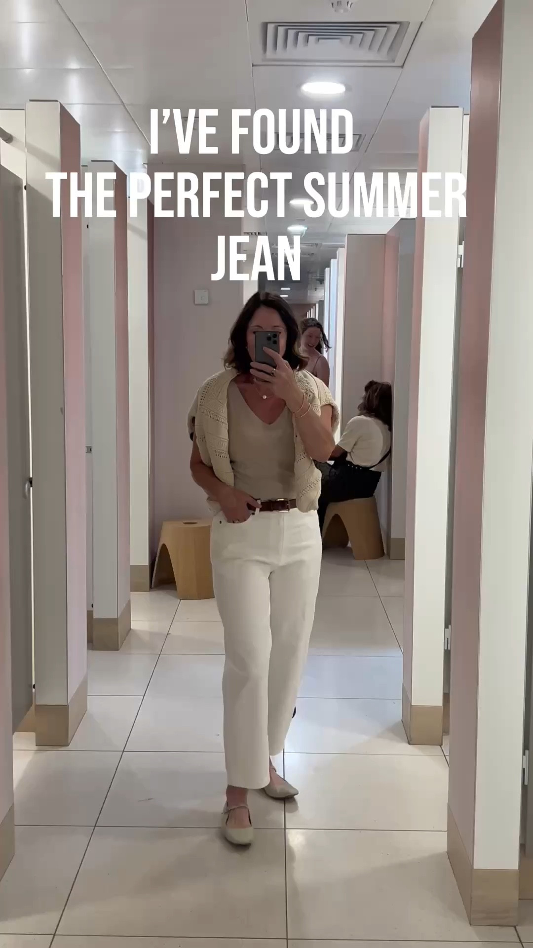 I’ve finally found the perfect summer jeans ☀️

I’ve been on the hunt for a pair that works through those warmer months — something close to a barrel jean but not too exaggerated… and these are exactly that! The fit is so flattering and easy to wear, you can dress them up or down effortlessly… I’ll definitely be wearing these on repeat 🤍

Styled here with a lightweight summer knit and blouse — ideal for those in-between days when the weather can’t quite make up its mind 🌤️ ☔️ 🤪
For reference I’m a UK size 12
I’m wearing 
Jeans size - 30R
Knit - Medium 
Blouse - 12
All true to size 🙌

#LTKsummer #LTKstyletip #LTKjeans