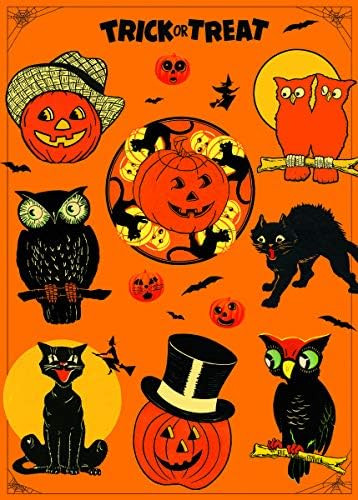 Cavallini & Co. Decorative Wrap Poster, Trick Or Treat Halloween, 20 x 28 inch Italian Archival P... | Amazon (US)