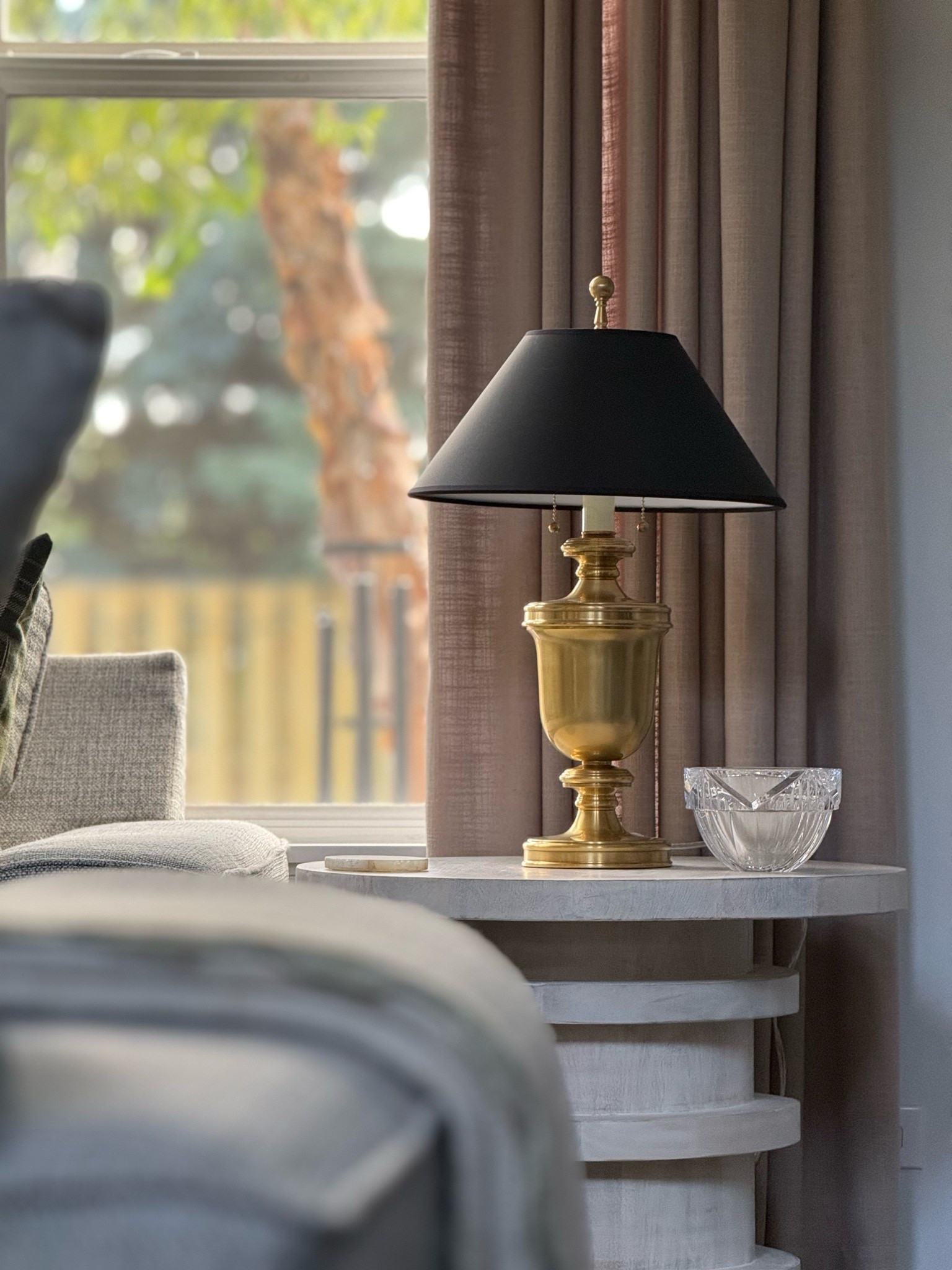New brass urn family room lamps from Lightopia

#LTKHome