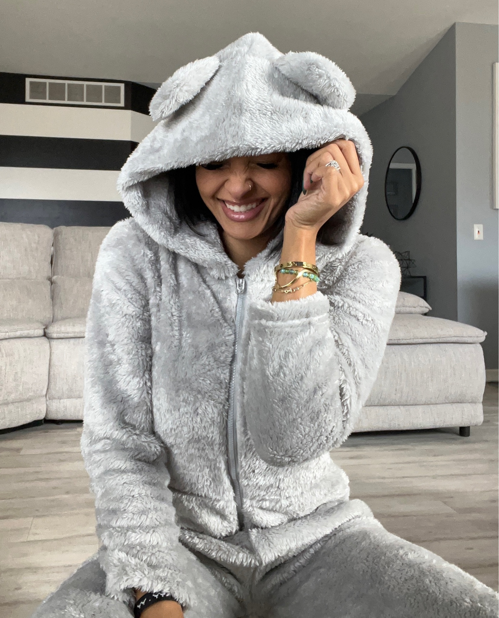 Plus Size Fuzzy Bear Onesies For Adults Onesie Women Adult