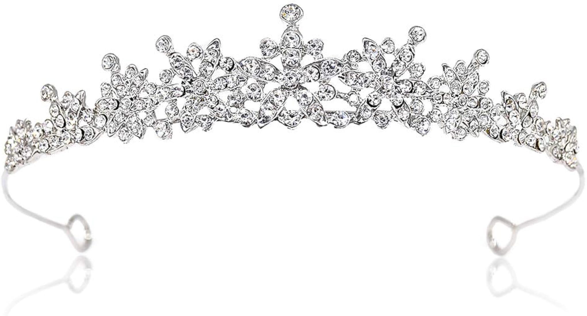 Rhinestone Crystal Tiara Headbands and Small Tiara For Women Bride Wedding Birthday Pageant Prom ... | Amazon (US)