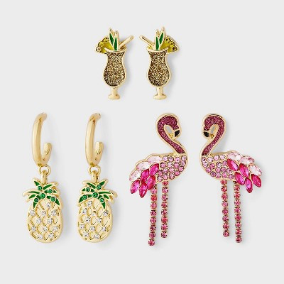 SUGARFIX by BaubleBar Paradise Getaway Earring Set - Multicolor | Target