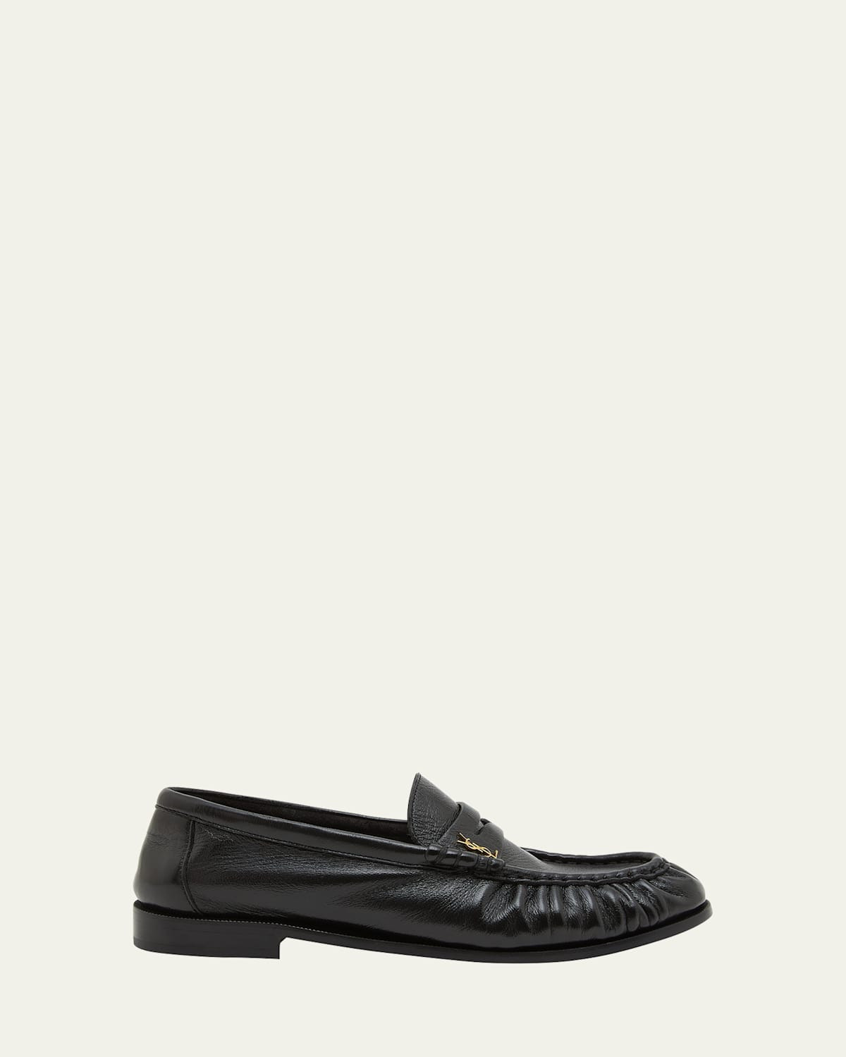 Le Leather YSL Penny Loafers | Bergdorf Goodman