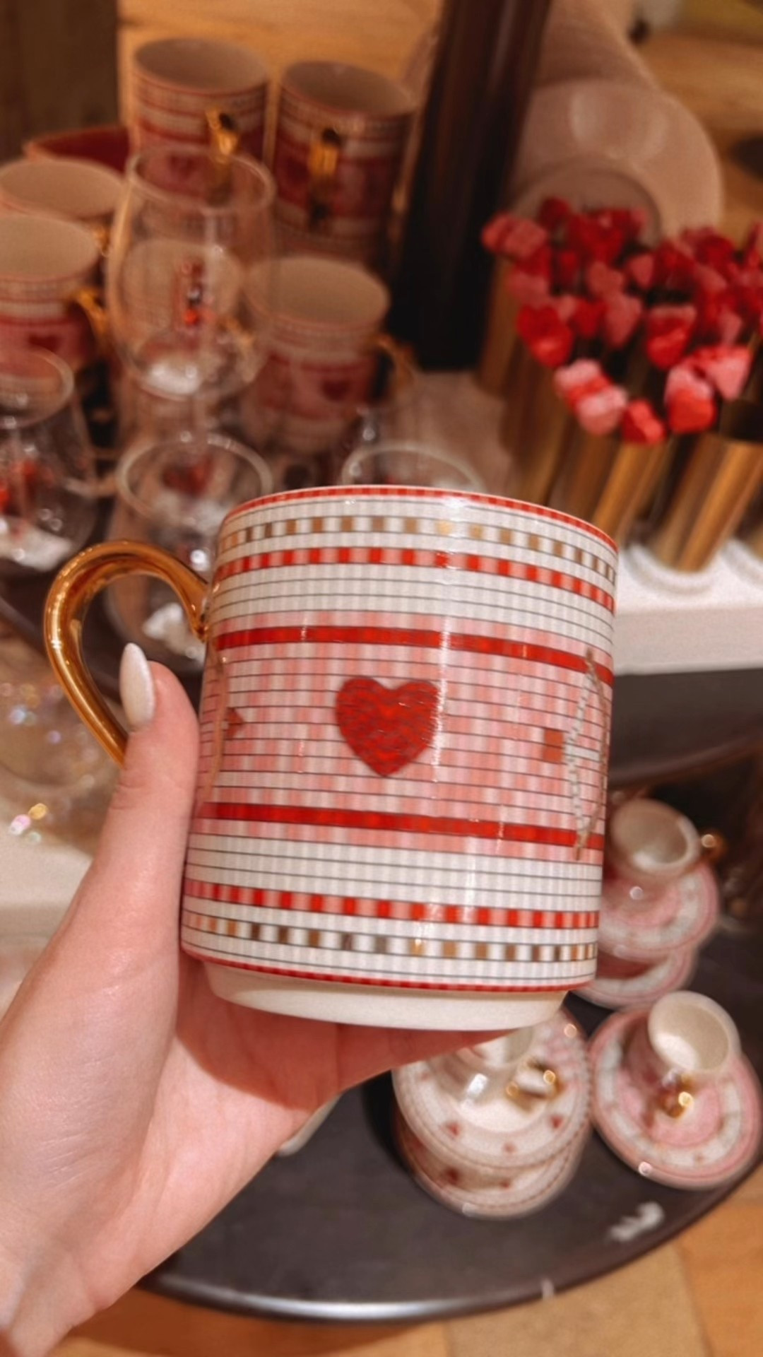 // Valentine’s Day mug // cute mugs from Anthropologie // Valentine’s Day bistro mug - I love pulling this out every year for a festive little touch on my counter // 

#LTKFindsUnder50 #LTKHome #LTKmorningroutine