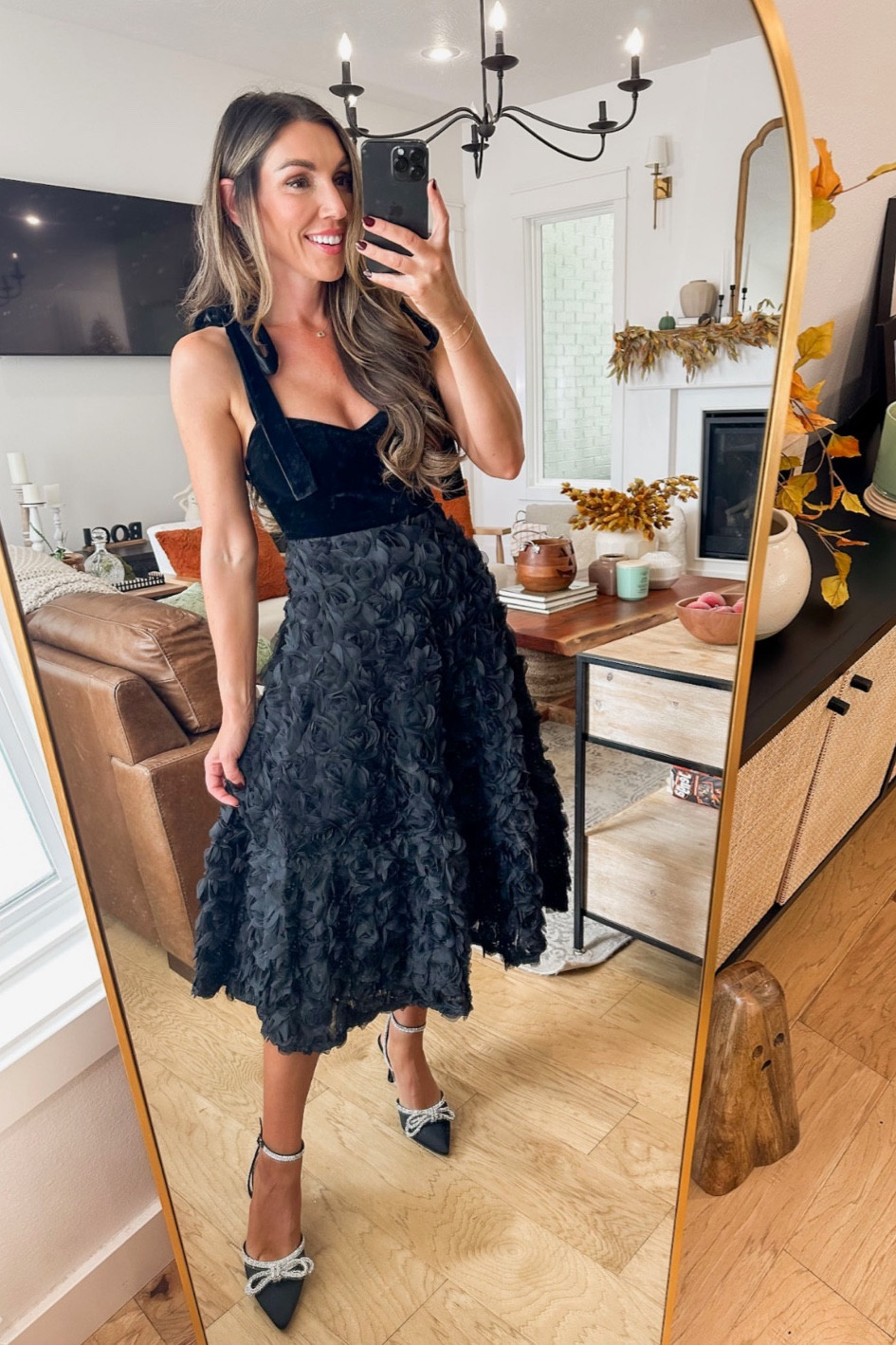 sneakers.with dress LULUS Black Romantic Lace Dress Midi Sleeveles Halter Tiered Whimsical –  East Coast Bella Boutique main image 1