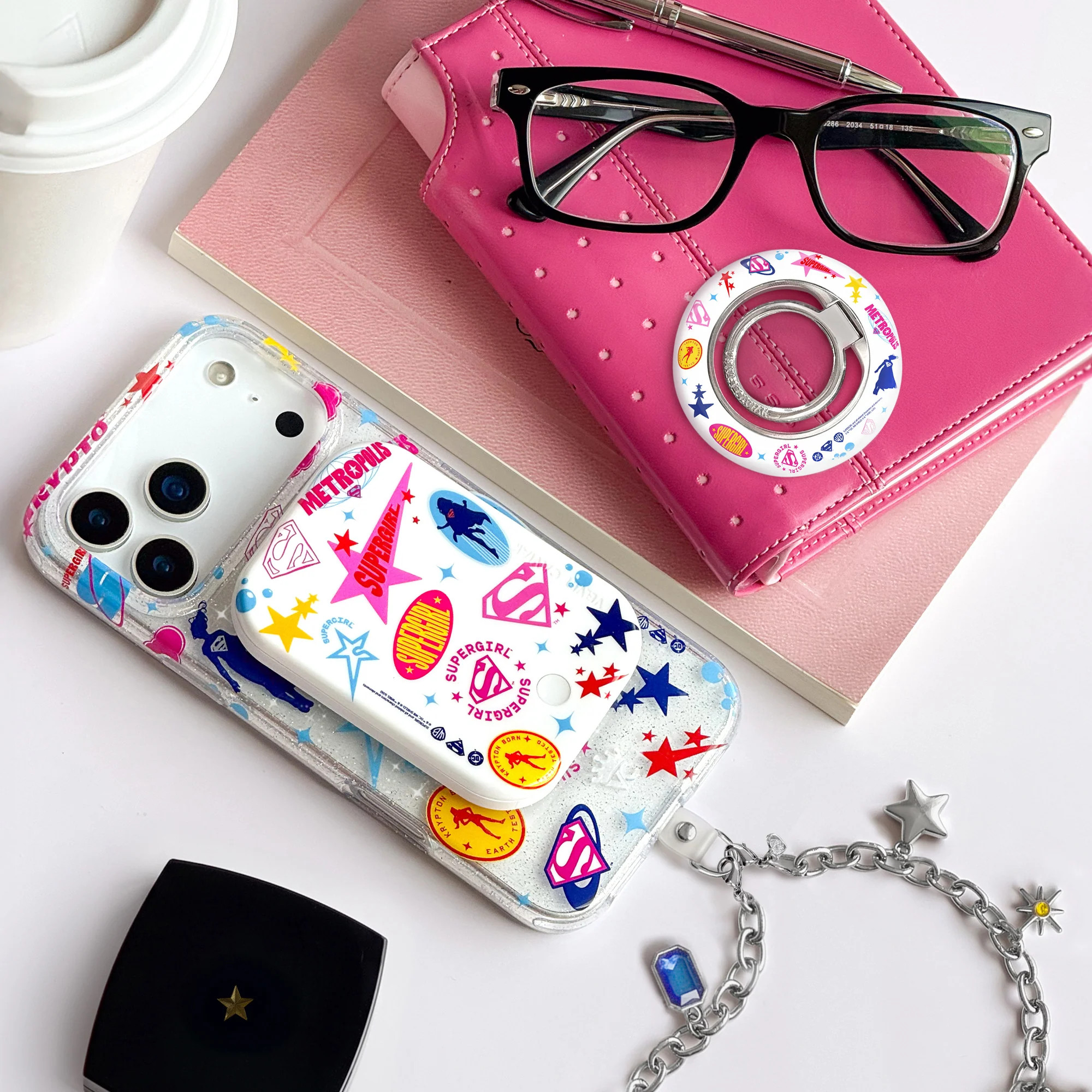 Supergirl Krypto Glitter iPhone Case | Velvet Caviar