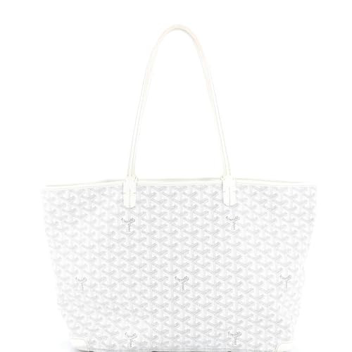 Goyard, Pre-Loved Artois Tote Coated Canvas GM, White | Amazon (US)