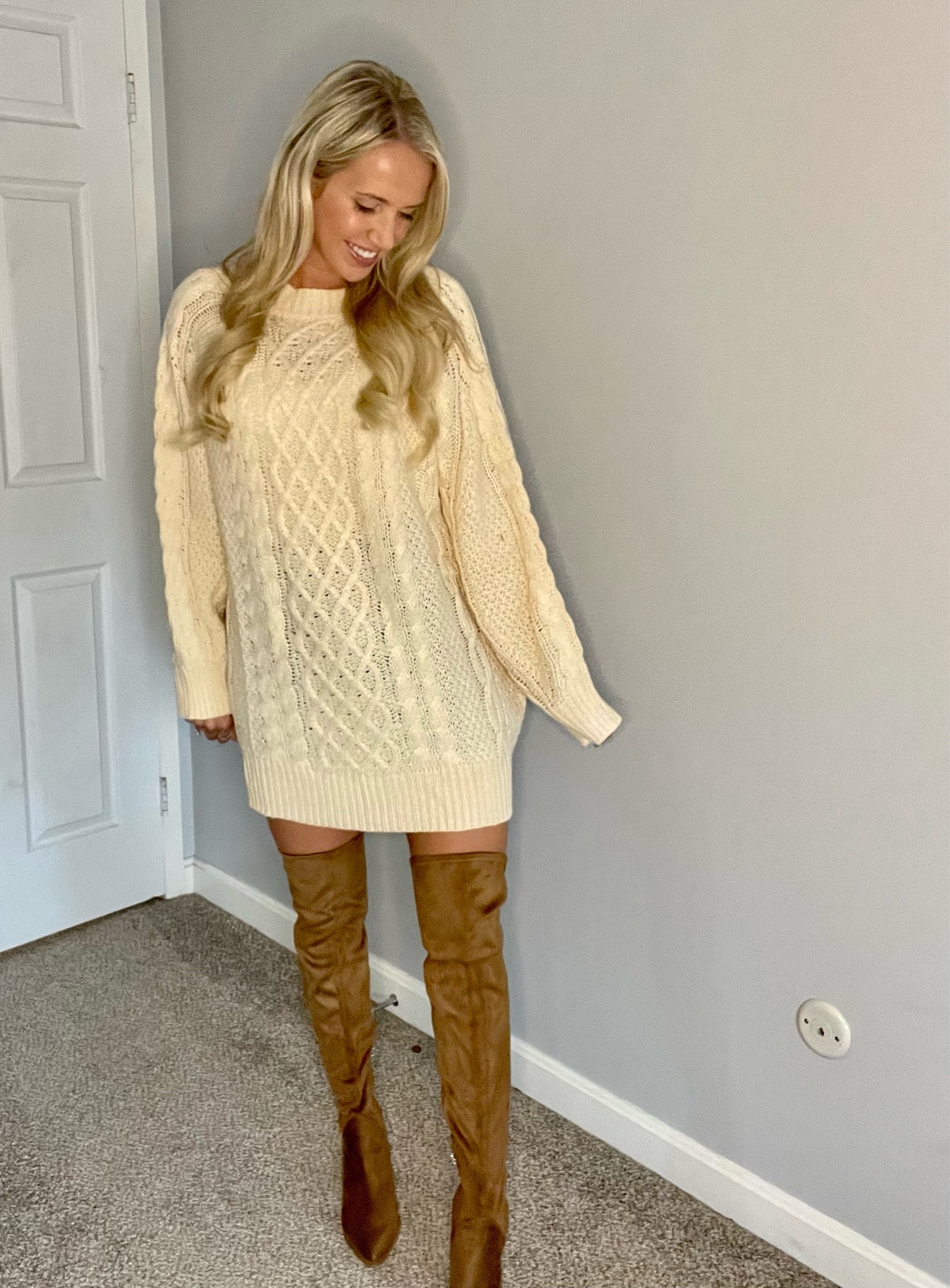 Amazon fall sweater dress find 🍂🍁


#amazon
#fall
#sweater
#sweaterdress
#amazonfind
#overthekneeboots
#marcfisher
#fallootd
#onsale
#amazonsale  
#workwear
#applepicking 
#breweryoutfit

#LTKstyletip #LTKunder50 #LTKSeasonal