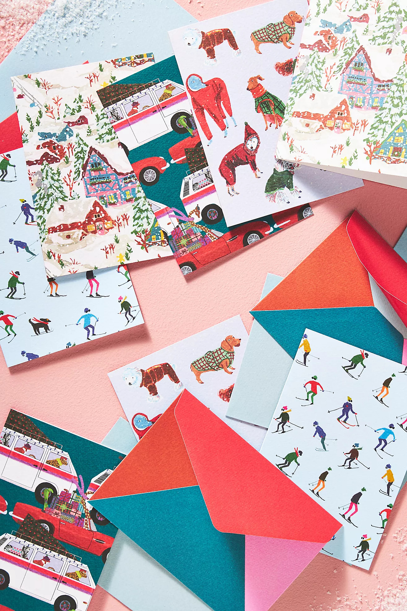 Ski Holiday Boxed Card Set | Anthropologie (US)